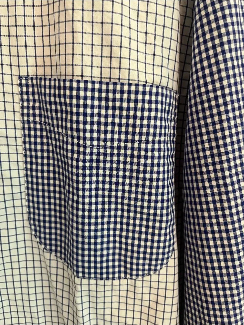 NWT J. Crew Secret Wash Stripe & Gingham Button-Down Slim Fit Organic Shirt